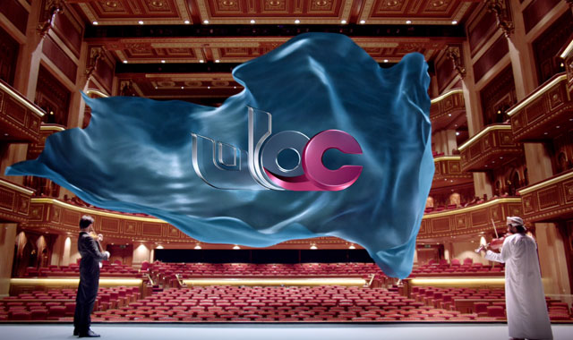 A silken blue cloth flows through these brand idents for Oman TV and Oman Sports.